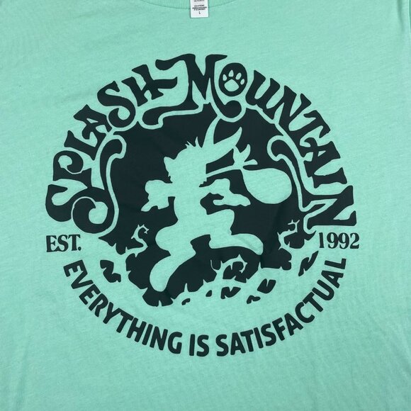 Vintage Disney Splash Mountain Tee Shirt Women's Large - Picture 2 of 8